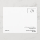 Der Fuji spiegelt sich im Kawaguchi-See (von Hokus Postkarte (Rückseite)