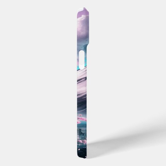 Der Fuji über der Stadt in Japan Case-Mate iPhone Hülle (Rückseite / Rechts)