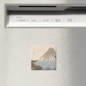 Der Fuji unter dem Schnee Magnet (In Situ (Geschirrspüler))