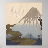 Der Fuji unter dem Schnee Poster (Vorne)