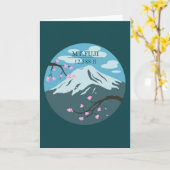 Der Fujisan-Höhe Karte (Gelbe Blume)