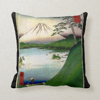 Der Fujisan in Japan circa 1800's Kissen