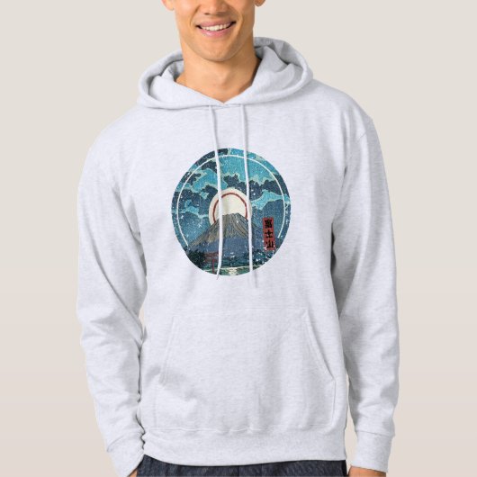 Der Fujisan-Mond Hoodie (Vorderseite)