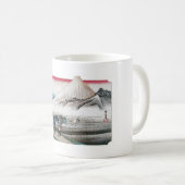 Der Fujisan morgens, Japan circa 1831-1834 Kaffeetasse (VorderseiteRechts)