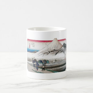 Der Fujisan morgens, Japan circa 1831-1834 Kaffeetasse