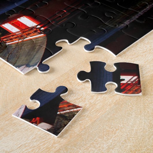 Der Fujisan und rote Pagode Puzzle (Seite)