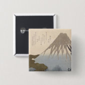 Der Fujisan unter dem Schnee Button (Vorne & Hinten)
