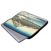 Der Fujisan-Winter 1890 Laptopschutzhülle (Vorne Knopf)