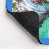Der fünftägige Rosa auf der Kronleuchte Verlasse H Mousepad (Ecke)