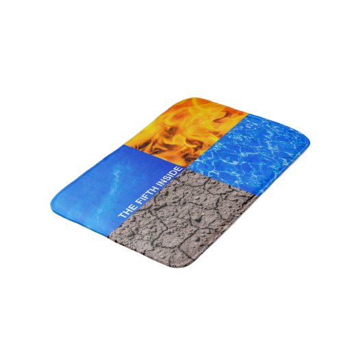 Der fünfte Innern Badematte (Schrägansicht)