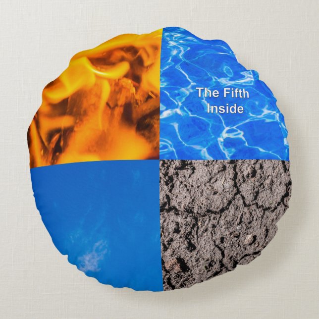 Der fünfte Innern Rundes Kissen (Rückseite)