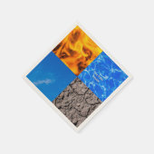 Der fünfte Innern Serviette (Ecke)