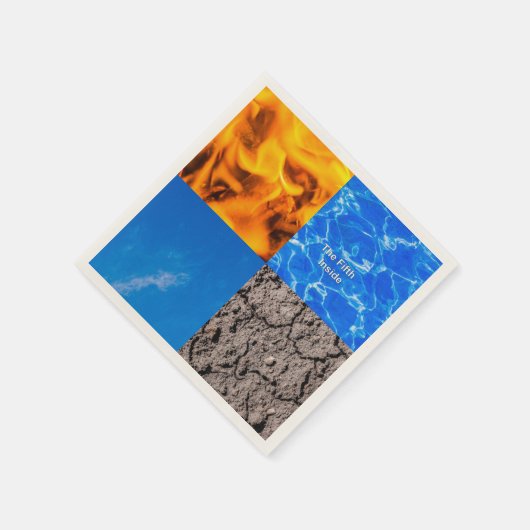 Der fünfte Innern Serviette (Ecke)