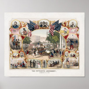 Der fünfzehnte Änderungsantrag zum Celebration L Poster