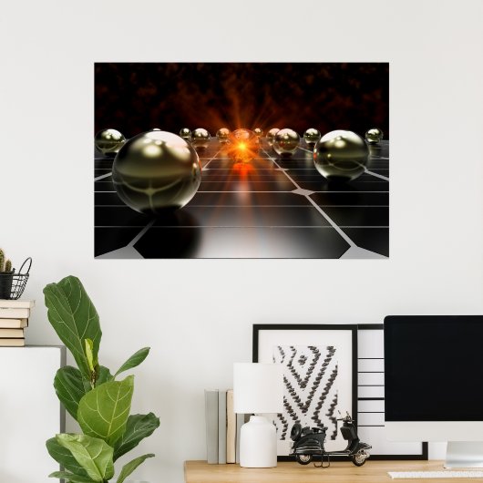 Der Funken eines Ideenposters Poster (Heimbüro)