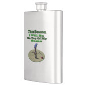 Der Funny Lawn Bowler in dieser Saison, Hip Flask Flachmann (Links)