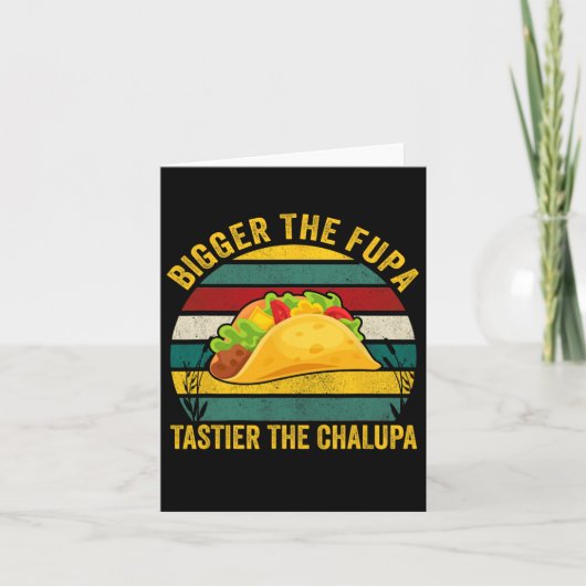 Der Fupa tastier den Chalupa Karte (Vorderseite)