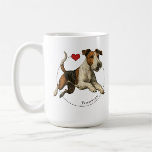 Der furchtlose Erd-Hund: Klassischer Fox Terrier Kaffeetasse