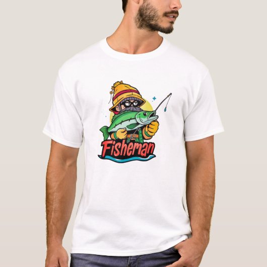 Der furchtlose Fischer T-Shirt (Vorderseite)