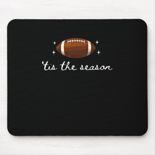 Der Fußball der Saison - Retro Football Game Day Mousepad (Vorne)