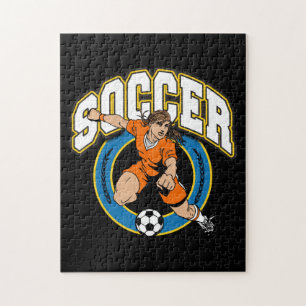 Der Fußball-Logo der Frauen Puzzle