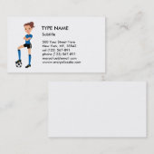 Der Fußball-Spieler-Telefonkarte P des Mädchens Telefonnummerkarte (Vorne/Hinten)