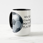 Der Fußball-Spielerkaffee-Tasse der Welt bestste Tasse (Vorderseite Links)