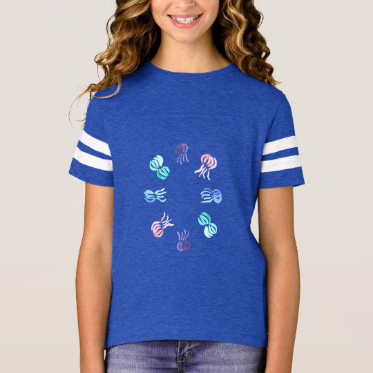 Der Fußball-T - Shirt der Quallen-Mädchen