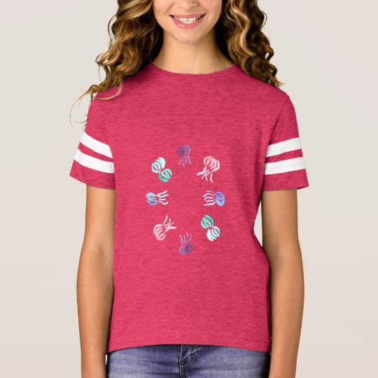 Der Fußball-T - Shirt der Quallen-Mädchen
