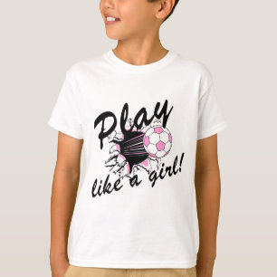 Der Fußball-T - Shirts und Geschenke der Mädchen