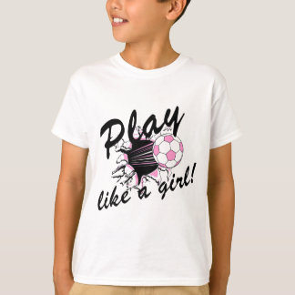 Der Fußball-T - Shirts und Geschenke der Mädchen