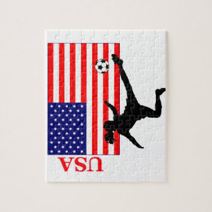 Der Fußball USA der Frauen Puzzle