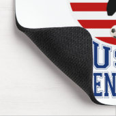 Der Fußball USA-Frauen Mousepad (Ecke)