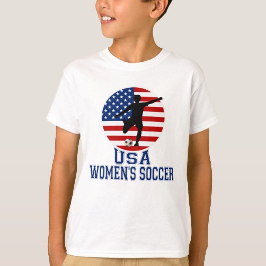 Der Fußball USA-Frauen T-Shirt (Vorderseite)