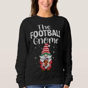 Der Fußball wird rot Karo Kariertes Muster Christu Sweatshirt