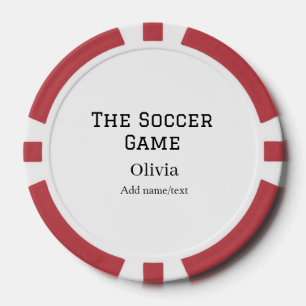 der Fußballname Fifa Weltmeisterschaft Jahr  Pokerchips