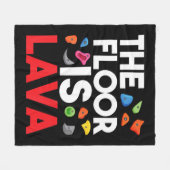 Der Fußboden ist Lava Boulderwall Climber Rock Cl Fleecedecke (Vorderseite (Horizontal))