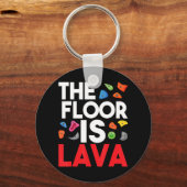 Der Fußboden ist Lava Boulderwall Climber Rock Cl Schlüsselanhänger (Vorderseite)