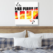 Der Fußboden ist Lava Leinwanddruck (Insitu (Schlafzimmer))