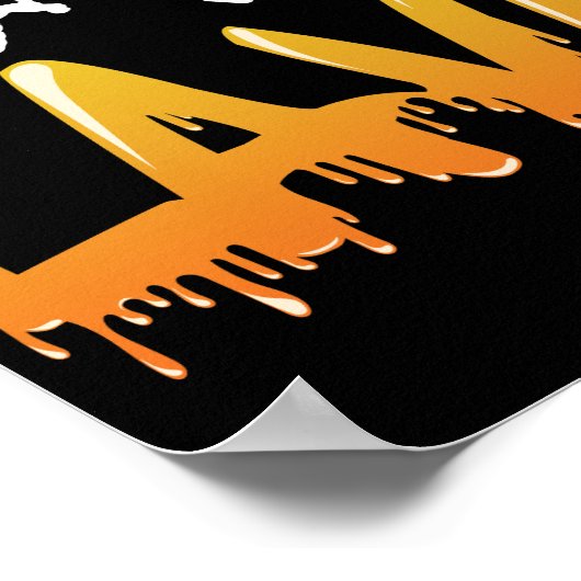 Der Fußboden ist Lava Poster (Ecke)