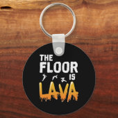 Der Fußboden ist Lava Schlüsselanhänger (Vorderseite)