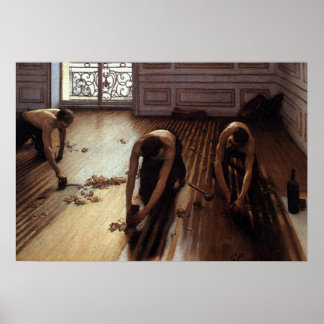 Der Fußboden knistert. Poster