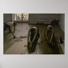 Der Fußboden von Gustave Caillebotte Poster