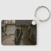 Der Fußboden von Gustave Caillebotte Schlüsselanhänger (Vorderseite)