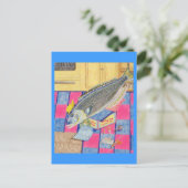 Der Fußbodenanhänger Postkarte (Stehend Vorderseite)