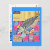 Der Fußbodenanhänger Postkarte (Vorne/Hinten)