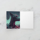 Der futuristische große Tank der Roboterbegleitung Karte (Innenseite)