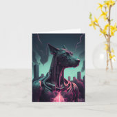 Der futuristische große Tank der Roboterbegleitung Karte (Gelbe Blume)