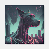 Der futuristische große Tank der Roboterbegleitung Magnet (Vorne)