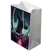 Der futuristische große Tank der Roboterbegleitung Mittlere Geschenktüte (Rückseite Schrägansicht)